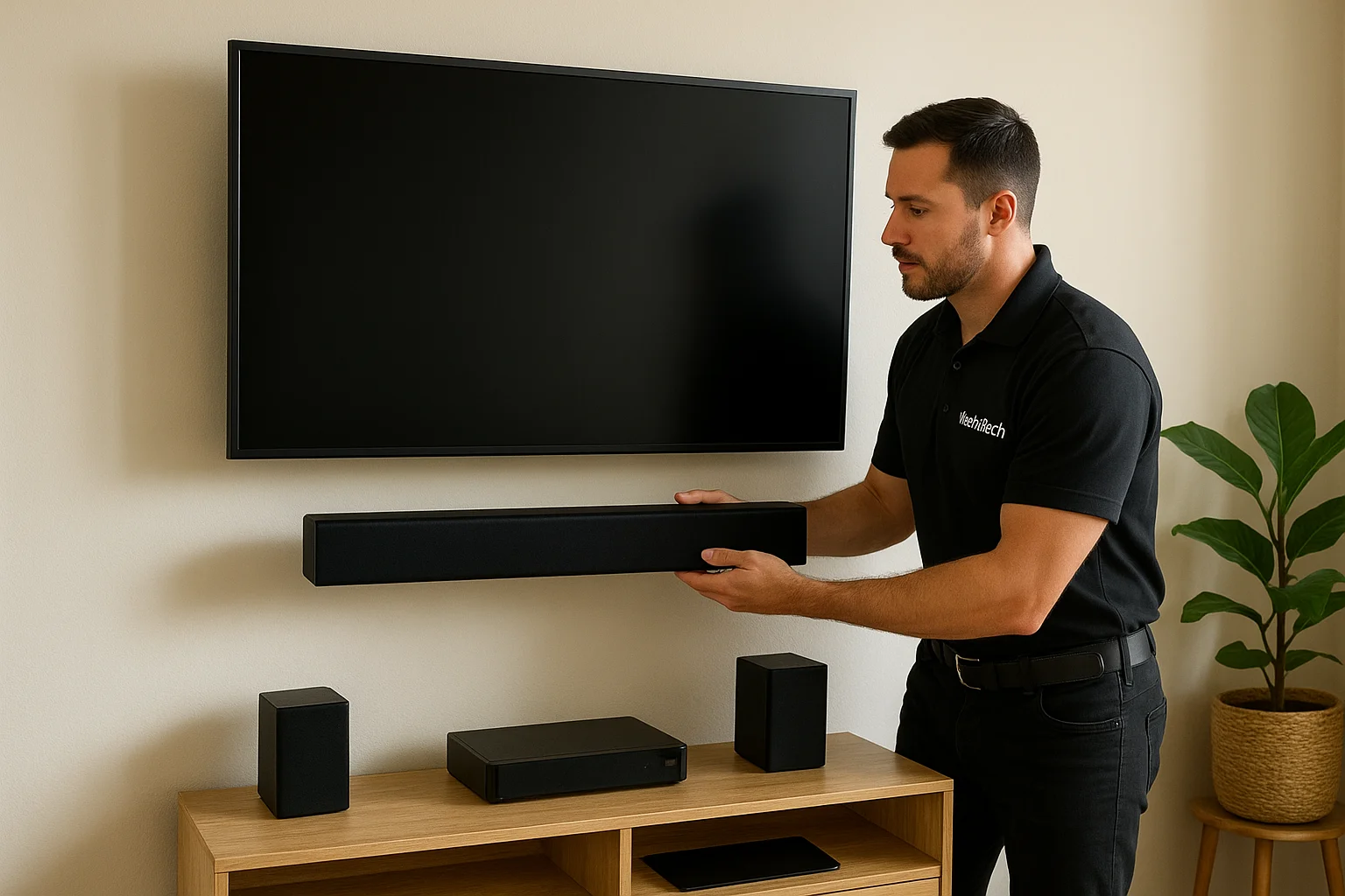 3. HelloTech home theater installation
